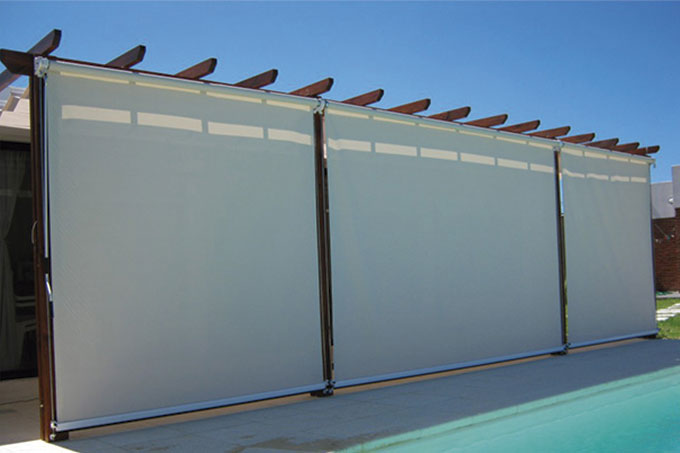 toldo vertical tipo cortina